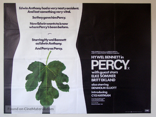 Percy - British Movie Poster