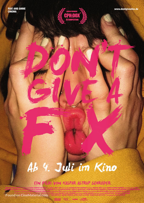 Don&#039;t Give a Fox - German Movie Poster