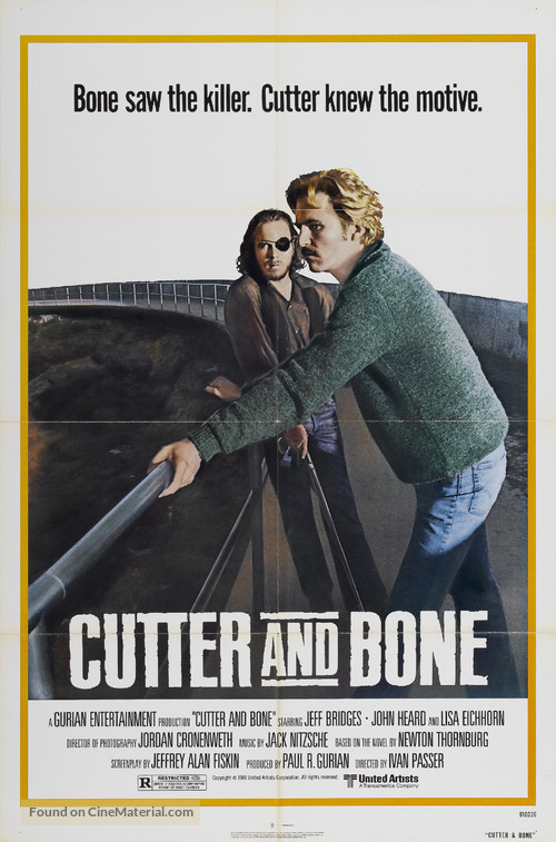 Cutter&#039;s Way - Movie Poster