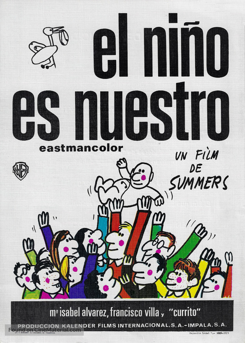 El ni&ntilde;o es nuestro - Spanish Movie Poster