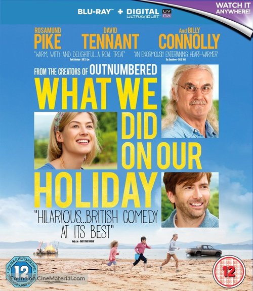 What We Did on Our Holiday - British Blu-Ray movie cover