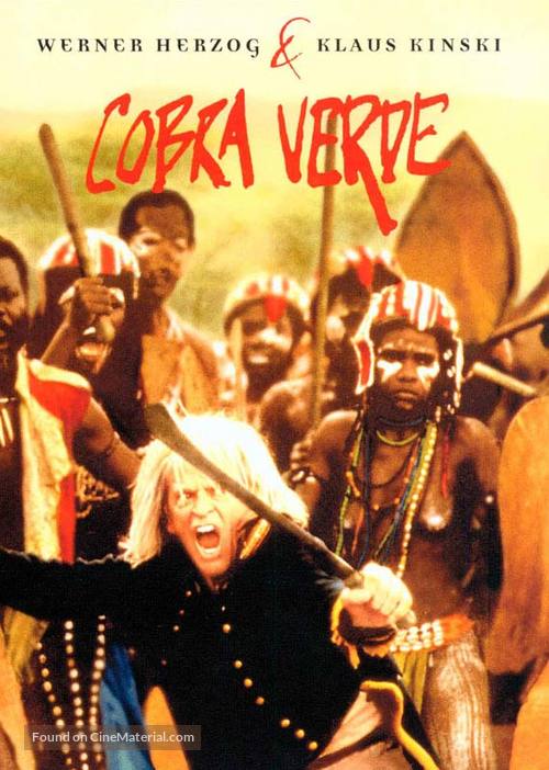 Cobra Verde - Danish DVD movie cover