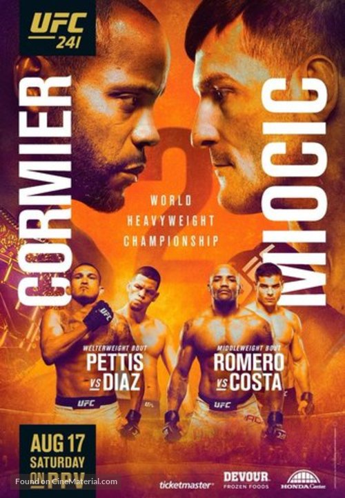 UFC 241: Cormier vs. Miocic - Movie Poster