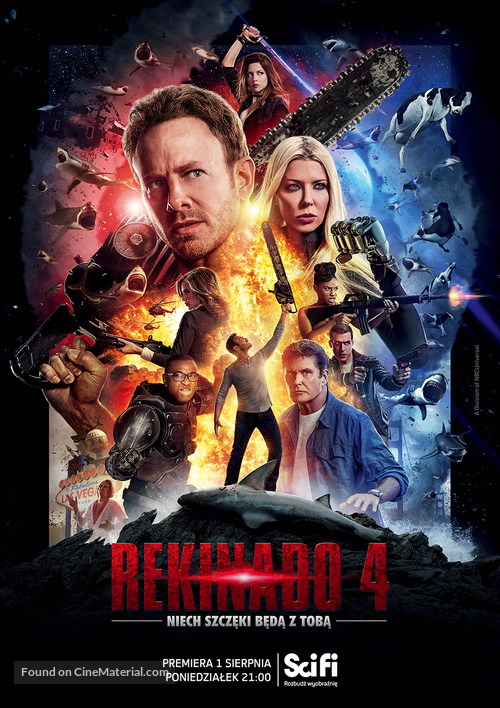 Sharknado 4: The 4th Awakens - Polish Movie Poster