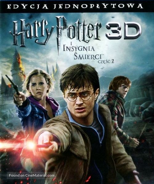 Harry Potter and the Deathly Hallows - Part 2 - Polish Blu-Ray movie cover