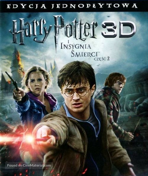 Harry Potter and the Deathly Hallows: Part II - Polish Blu-Ray movie cover