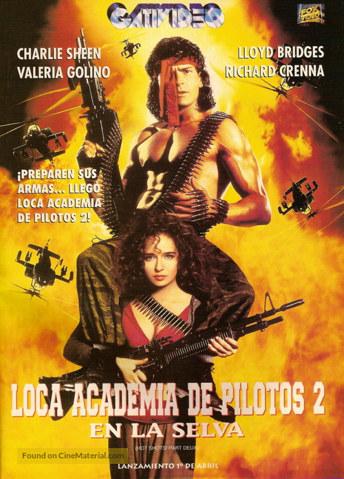 Hot Shots! Part Deux - Argentinian VHS movie cover