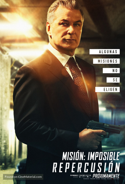 Mission: Impossible - Fallout - Mexican Movie Poster