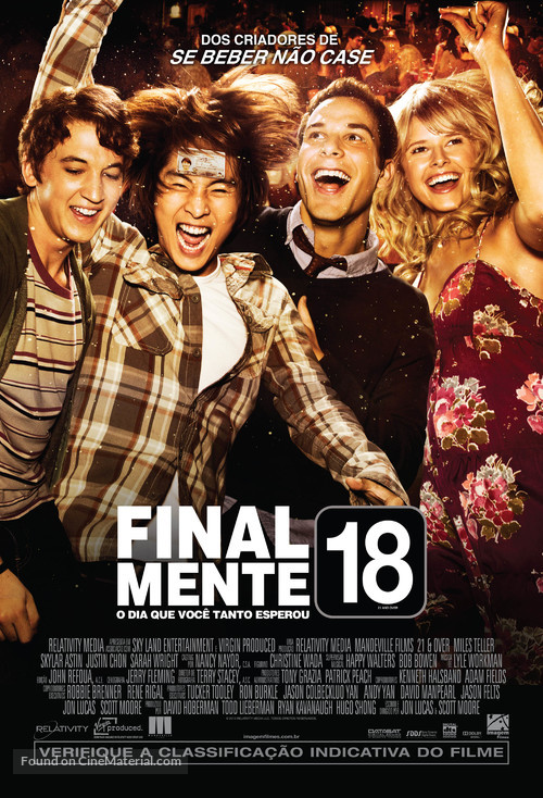 21 and Over - Brazilian Movie Poster