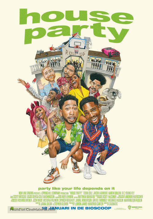 House Party - Dutch Movie Poster