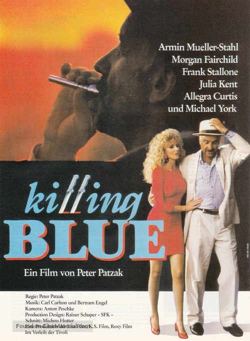 Killing Blue - German Movie Poster