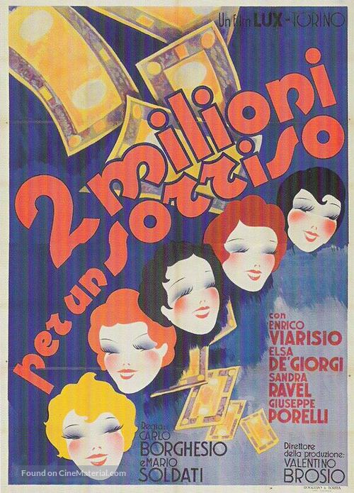 Due milioni per un sorriso - Italian Movie Poster