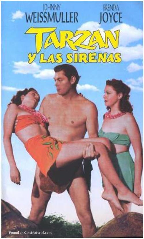 Tarzan and the Mermaids - Spanish VHS movie cover