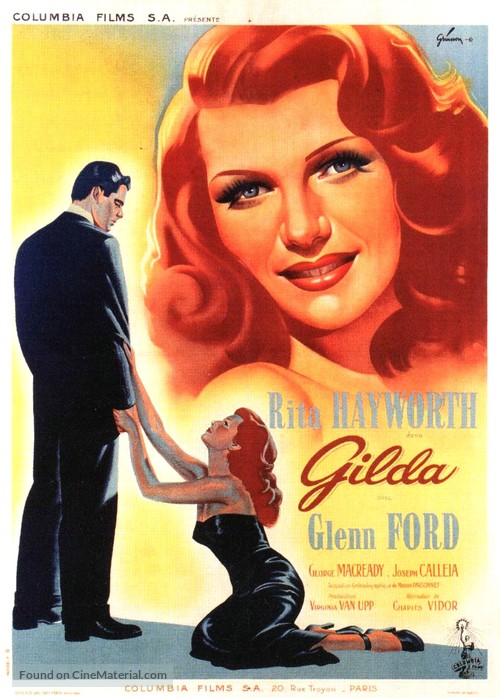 Gilda - French Movie Poster