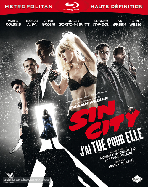 Sin City: A Dame to Kill For - French Blu-Ray movie cover