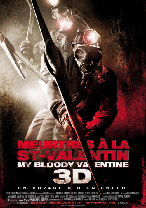 My Bloody Valentine - Swiss Movie Poster