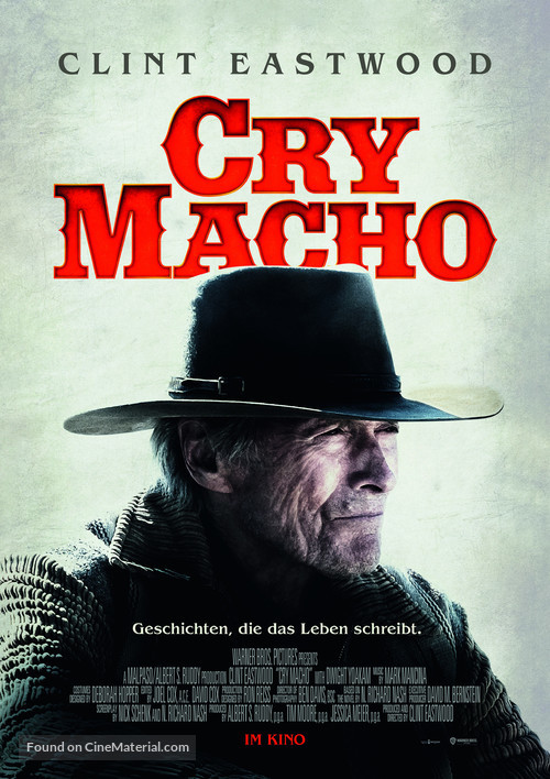 Cry Macho - German Movie Poster