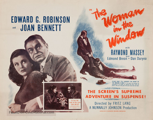 The Woman in the Window - Re-release movie poster