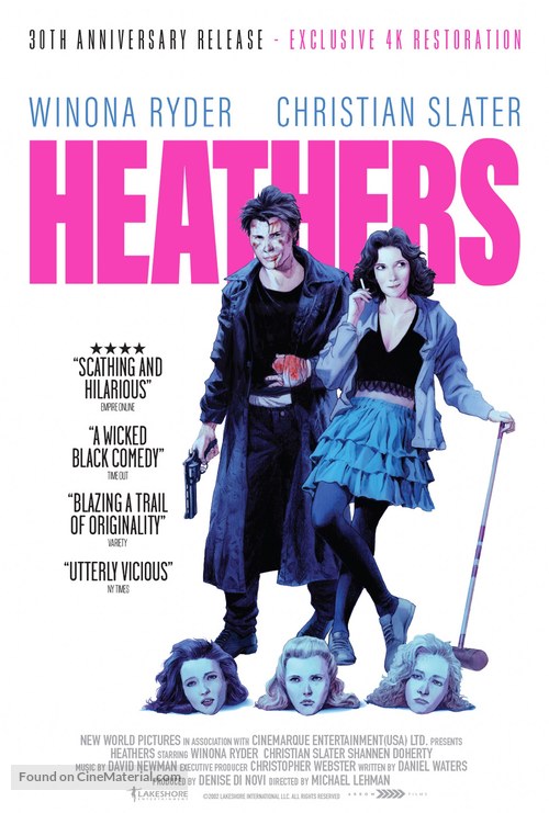 Heathers - British Movie Poster