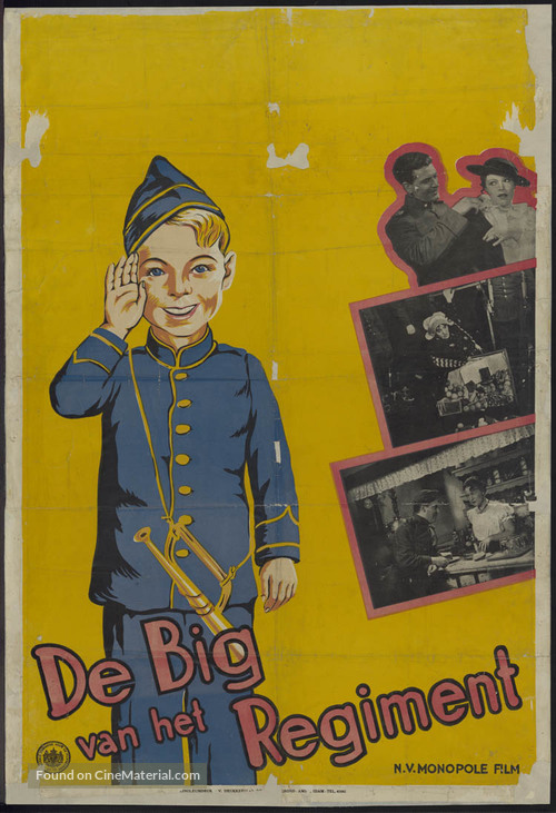 De Big van het regiment - Dutch Movie Poster