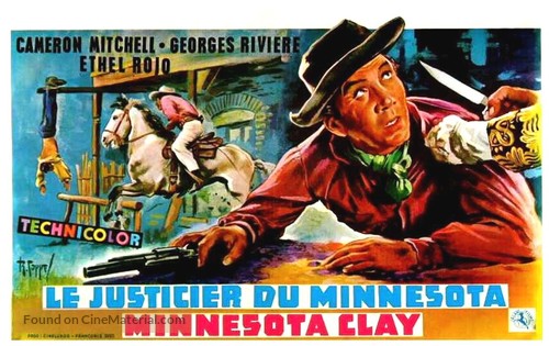 Minnesota Clay - Belgian Movie Poster