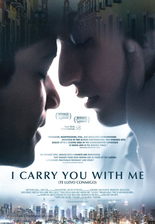 I Carry You with Me - Canadian Movie Poster