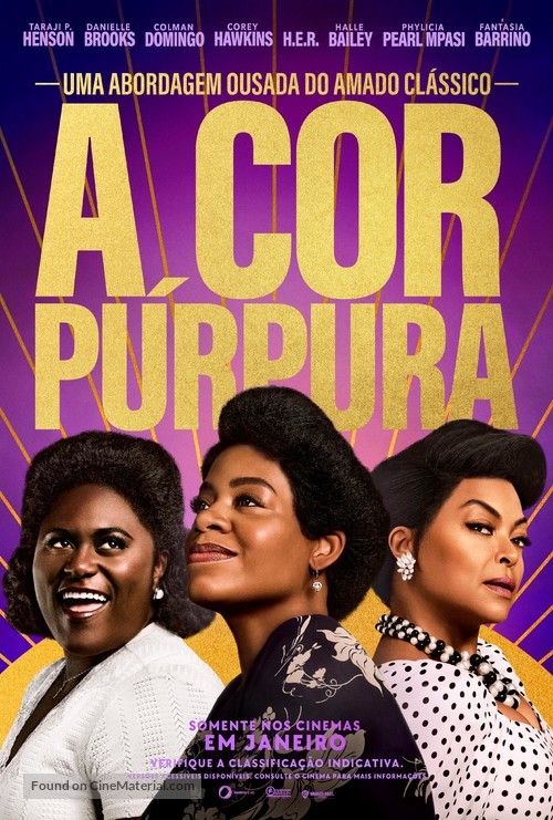 The Color Purple - Brazilian Movie Poster