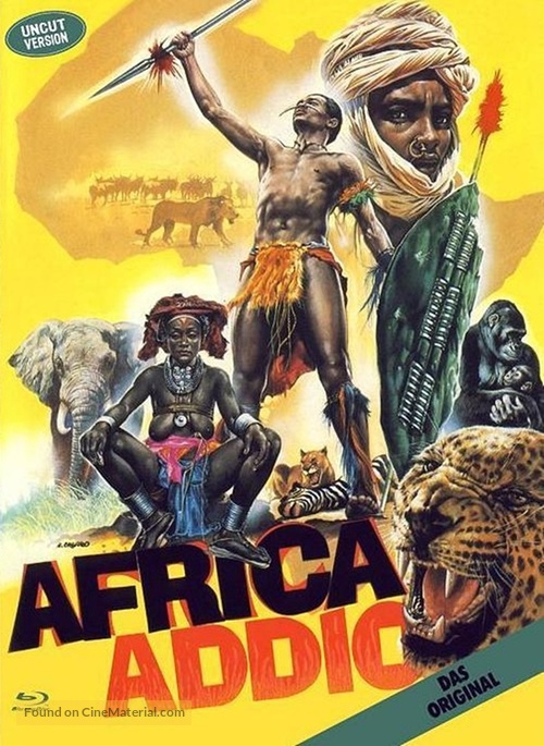 Africa addio - German Blu-Ray movie cover