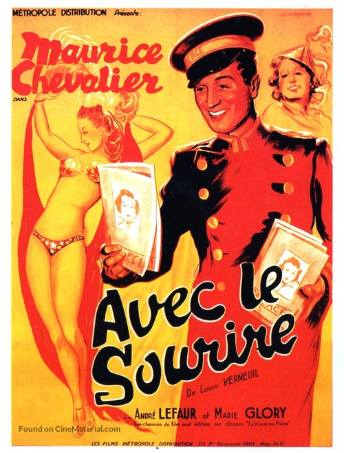 Avec le sourire - French Movie Poster