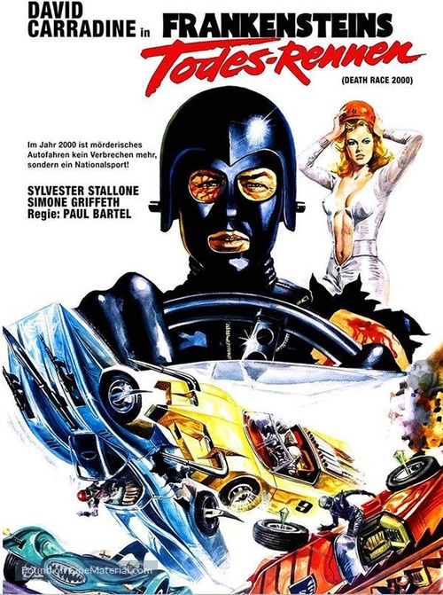 Death Race 2000 - German Blu-Ray movie cover