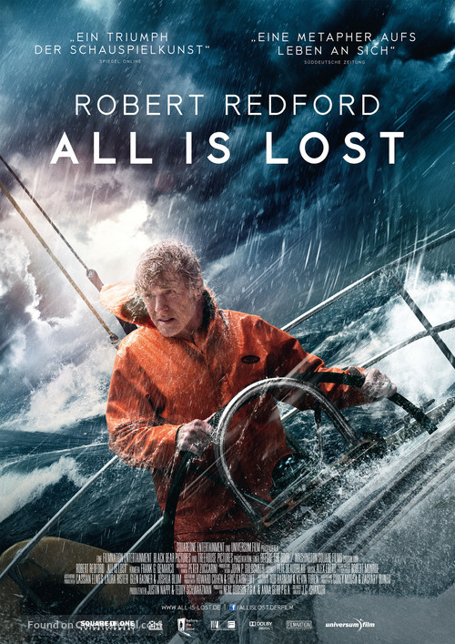All Is Lost - German Movie Poster