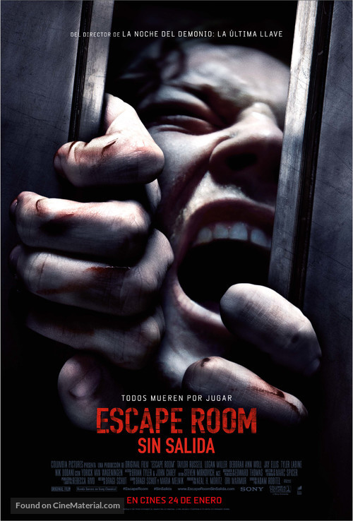 Escape Room - Colombian Movie Poster