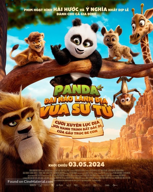 Panda Bear in Africa - Vietnamese Movie Poster