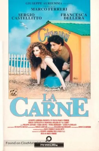 La carne (1991) Italian vhs movie cover