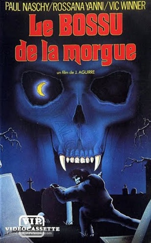 El jorobado de la Morgue - French VHS movie cover