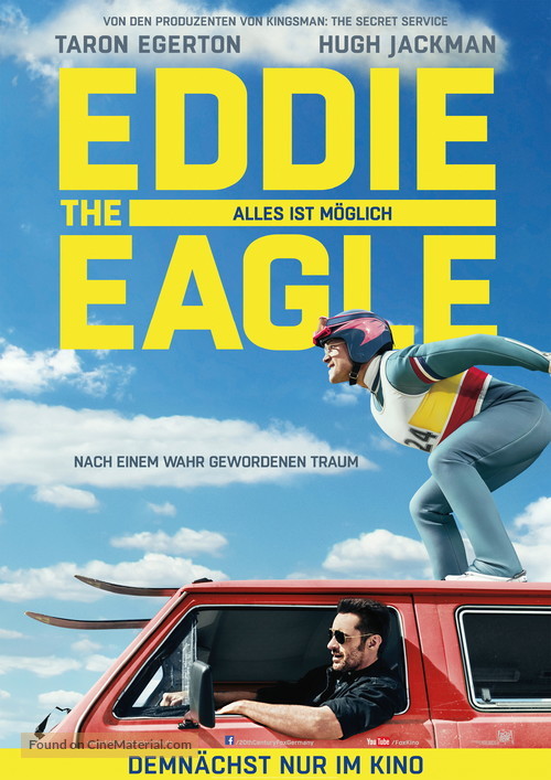 Eddie the Eagle - German Movie Poster