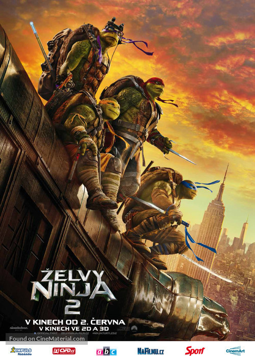 Teenage Mutant Ninja Turtles: Out of the Shadows - Czech Movie Poster