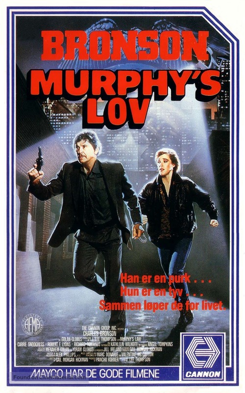Murphy&#039;s Law - Norwegian VHS movie cover