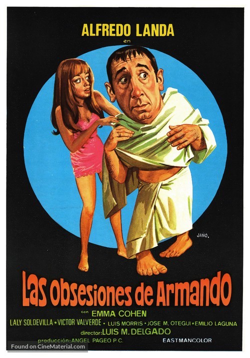 Las obsesiones de Armando - Spanish Movie Poster