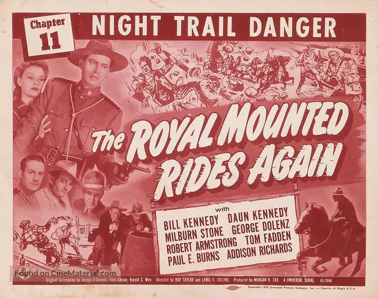 The Royal Mounted Rides Again - Movie Poster