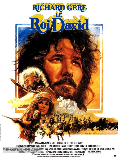 King David - French Movie Poster