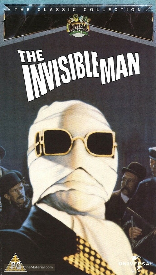 The Invisible Man - British VHS movie cover