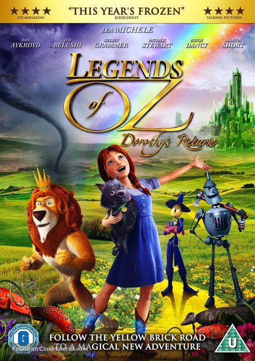 Legends of Oz: Dorothy&#039;s Return - British DVD movie cover