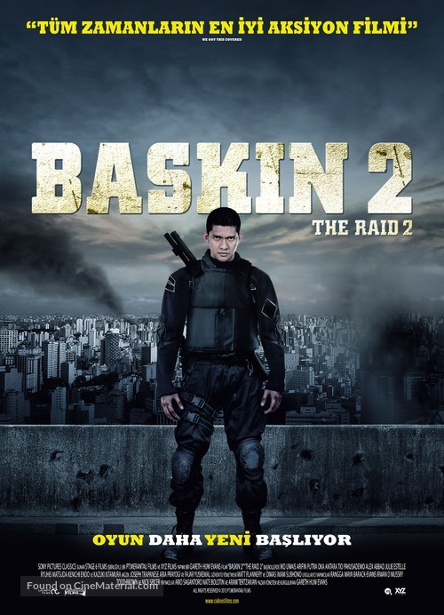 The Raid 2: Berandal - Turkish Movie Poster