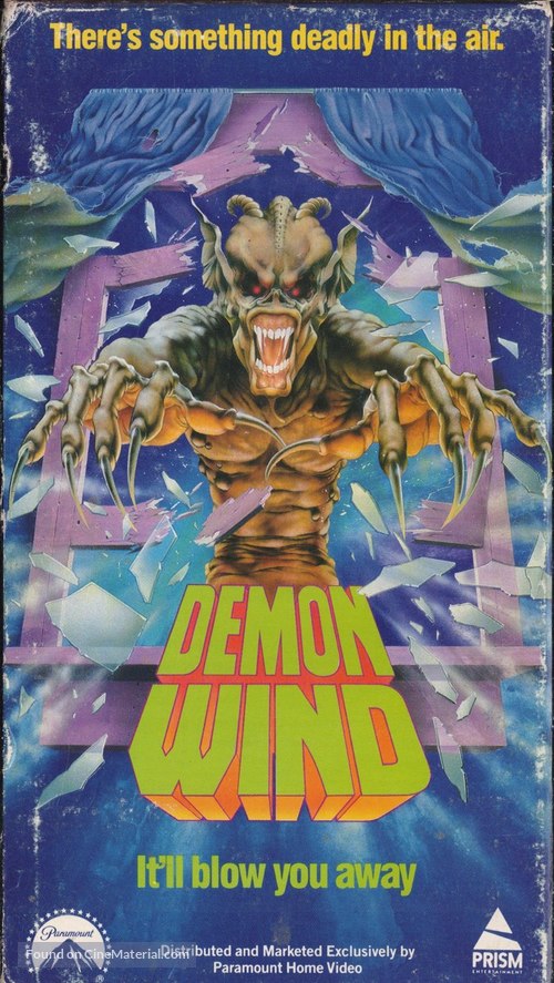 Demon Wind - VHS movie cover
