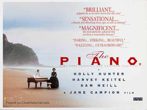 The Piano - British Movie Poster