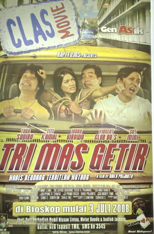 Tri mas getir - Indonesian Movie Poster