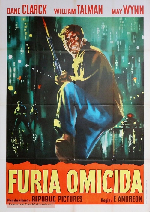 The Man Is Armed - Italian Movie Poster