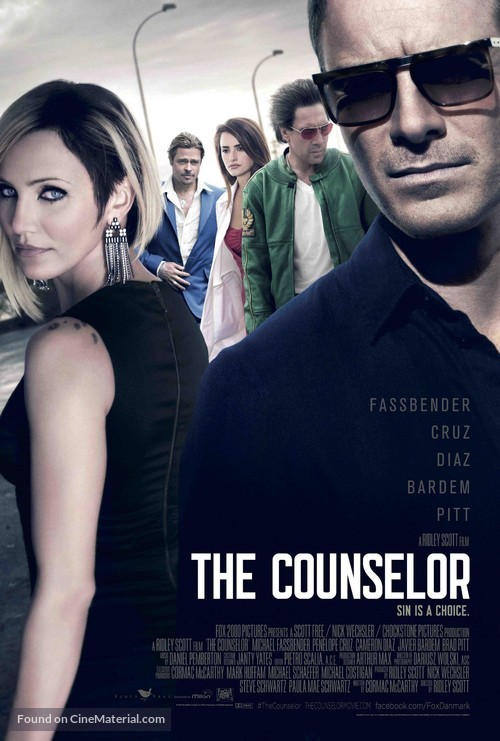 The Counselor - Danish Movie Poster