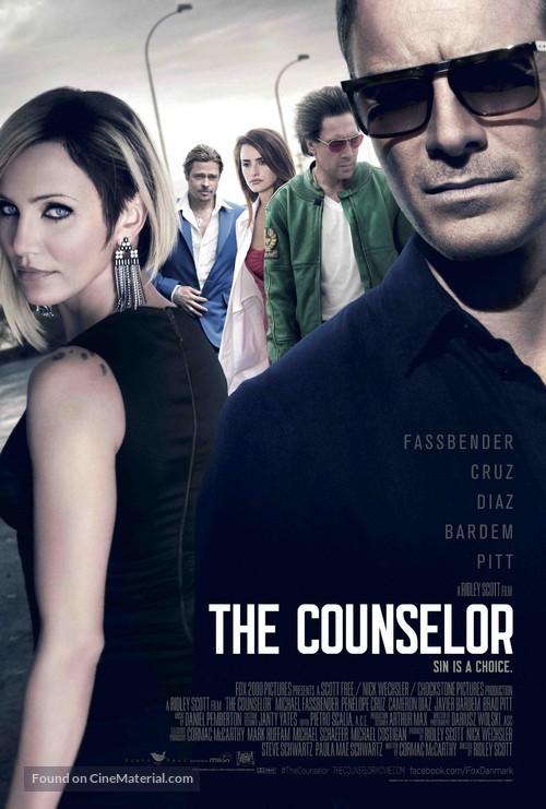 The Counselor - Danish Movie Poster